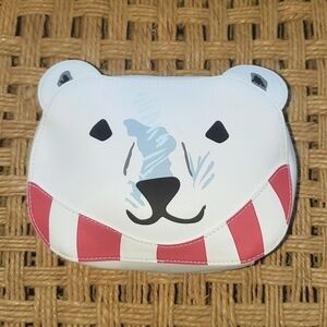 Vera Bradley Beary Merry Polar Bear Cosmetic Bag